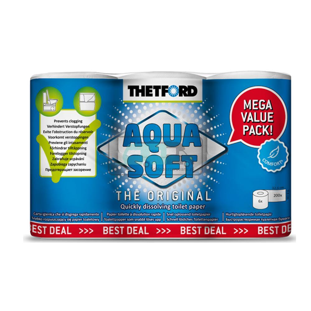 Thetford Promo Aqua Soft Toiletpapier 6 Rollen