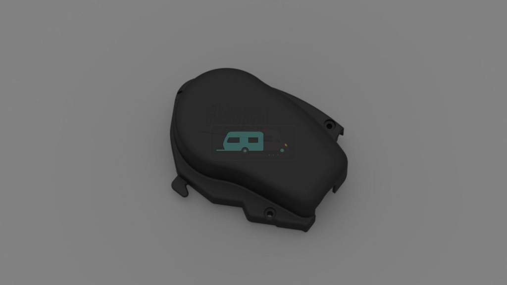 Fiamma F65S Eindkap Links Zwart