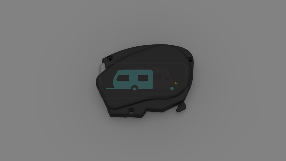 Fiamma F65S Eindkap Rechts Zwart