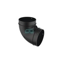 Truma Bocht BG 80mm Zwart