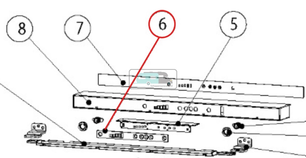 Thetford SR Display Board T2160/T2175