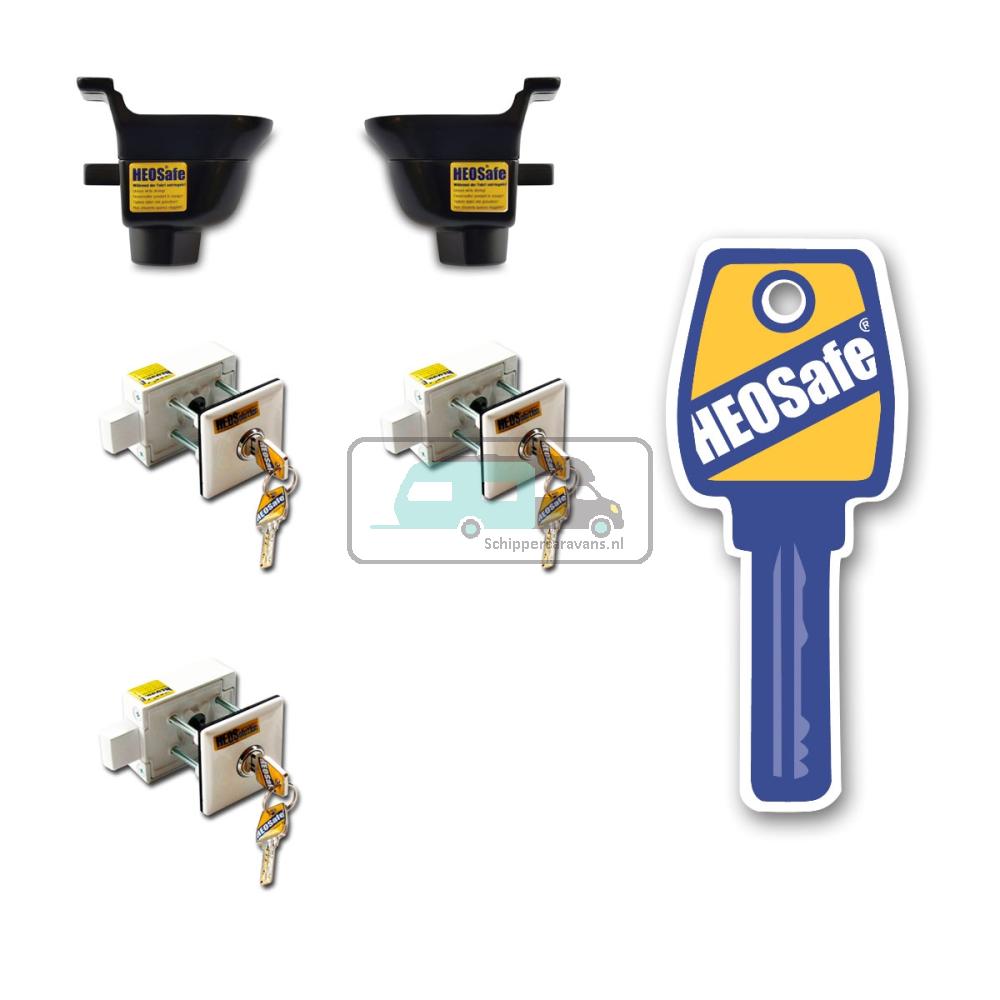 HEOSafe Sloten Set Ford Transit Zwart >2014 5st.