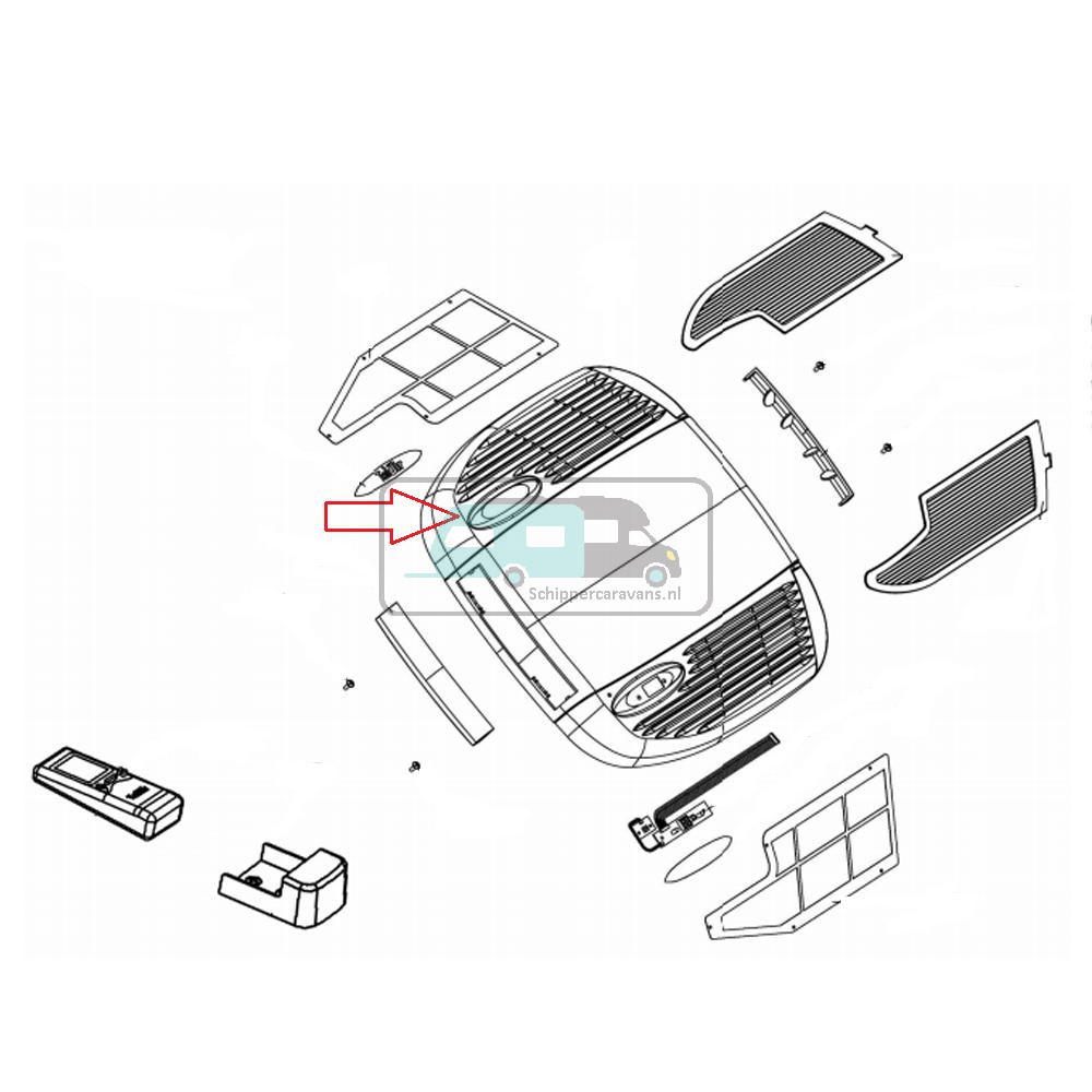 Telair Luchtverdeler Silent