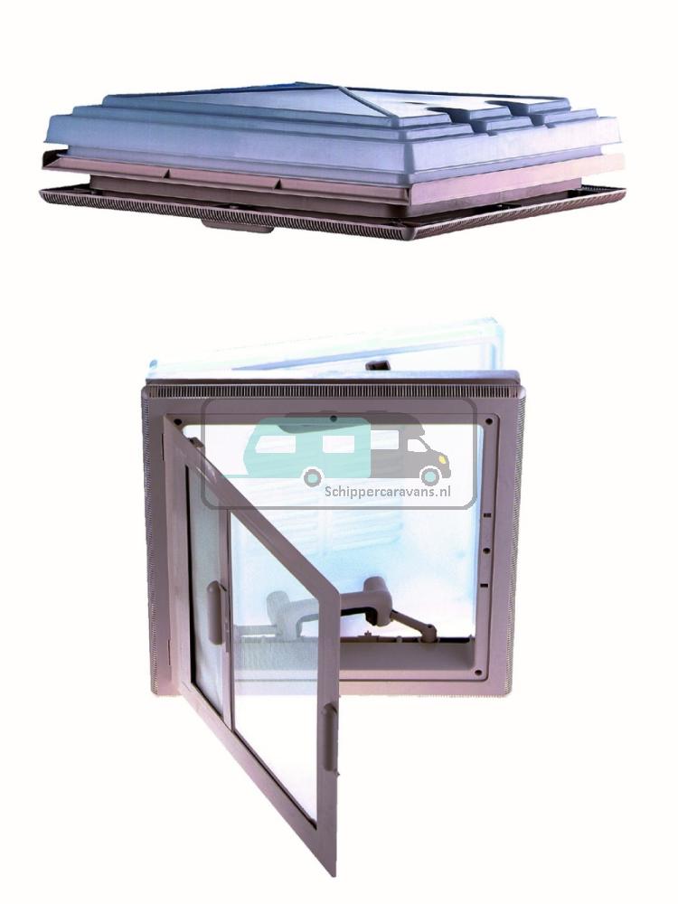 MPK Dakluik 40x40cm Wit Kader+Combirollo