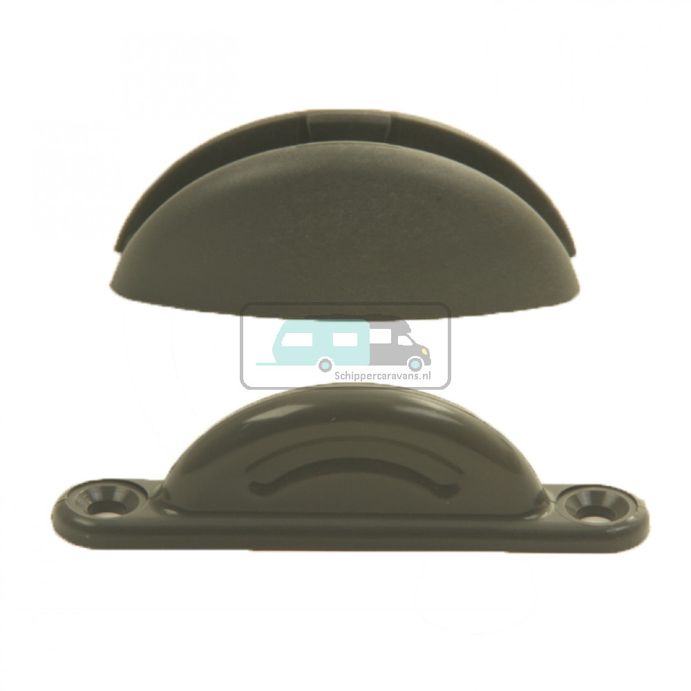 Deurvanger Plopp 2-delig Donkergrijs