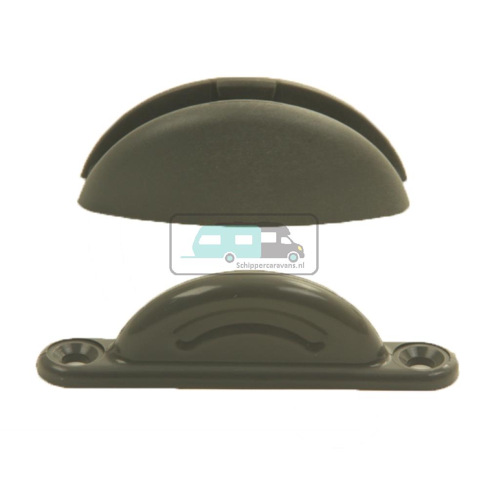 Deurvanger Plopp 2-delig Donkergrijs