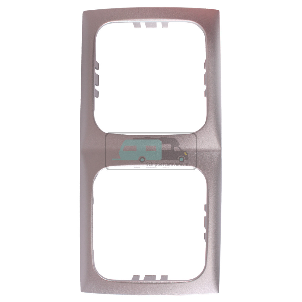 Berker Afdekraam Flow 2-Vaks Truma Element Chroom