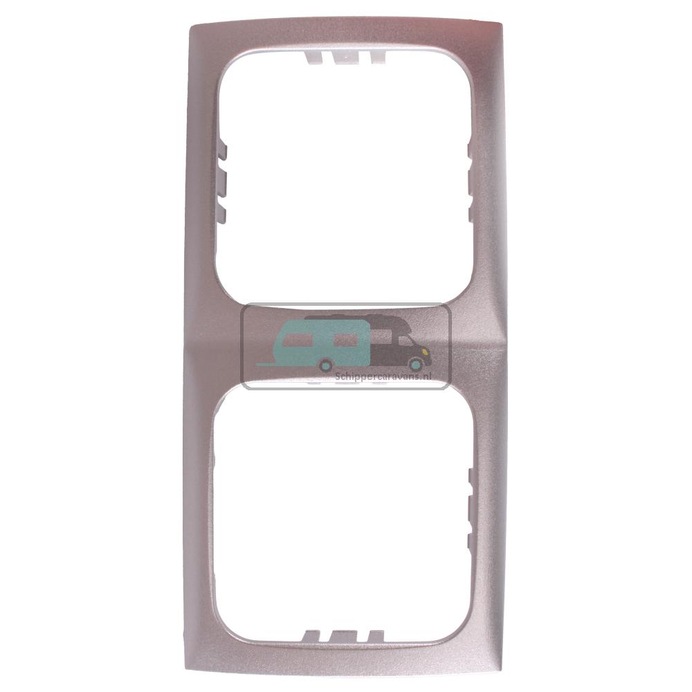 Berker Afdekraam Flow 2-Vaks Truma Element Chroom