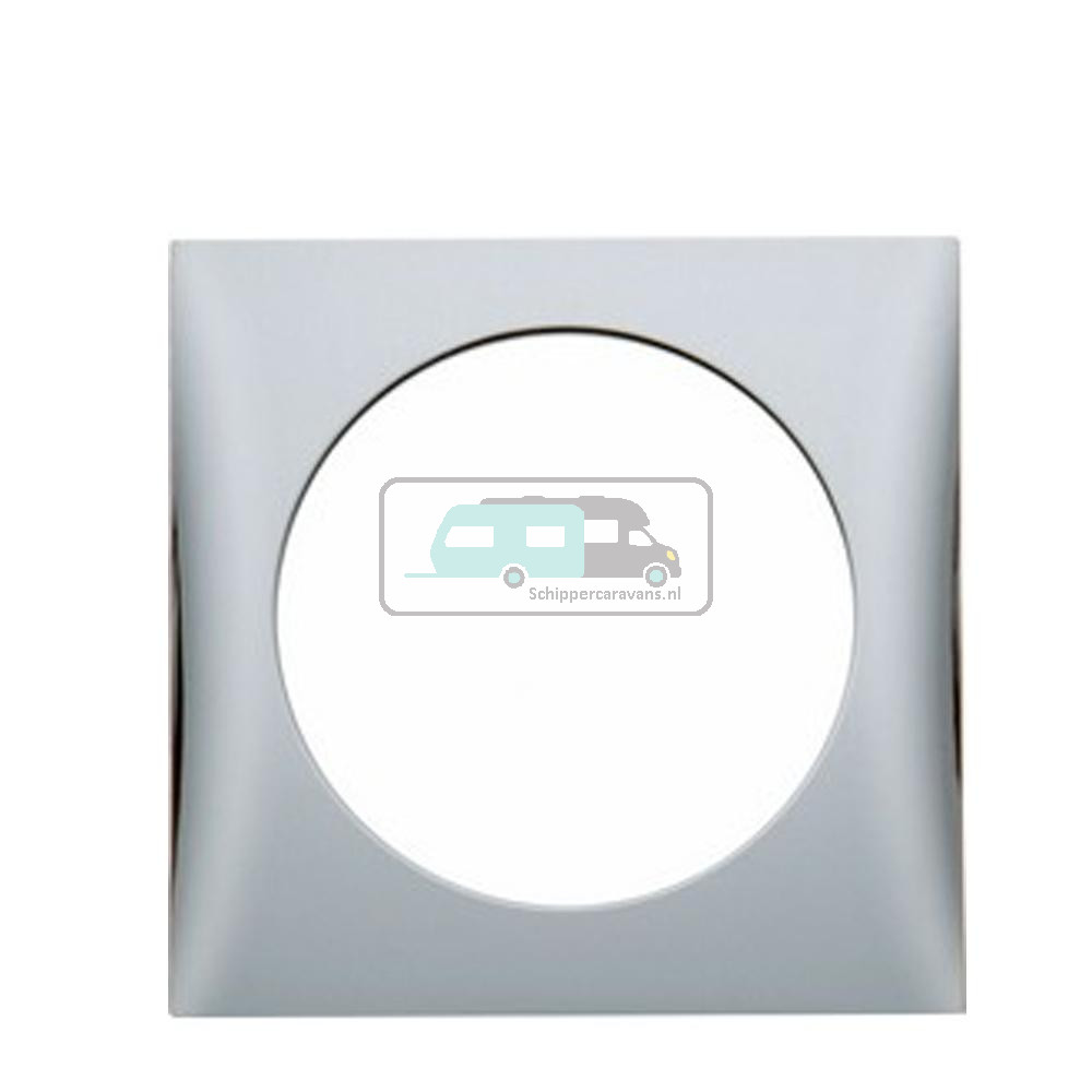 Berker Afdekraam Flow 1-Vaks Chroom Gelakt