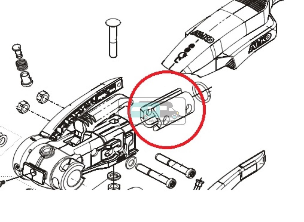 AL-KO Afstandsbeugel D45