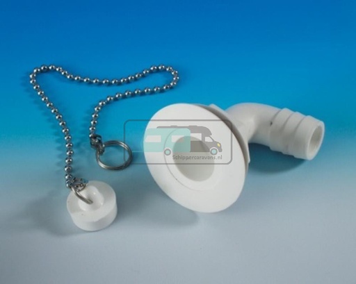 [OCS_1608015B] Afvoerplug Haaks 25mm Compleet