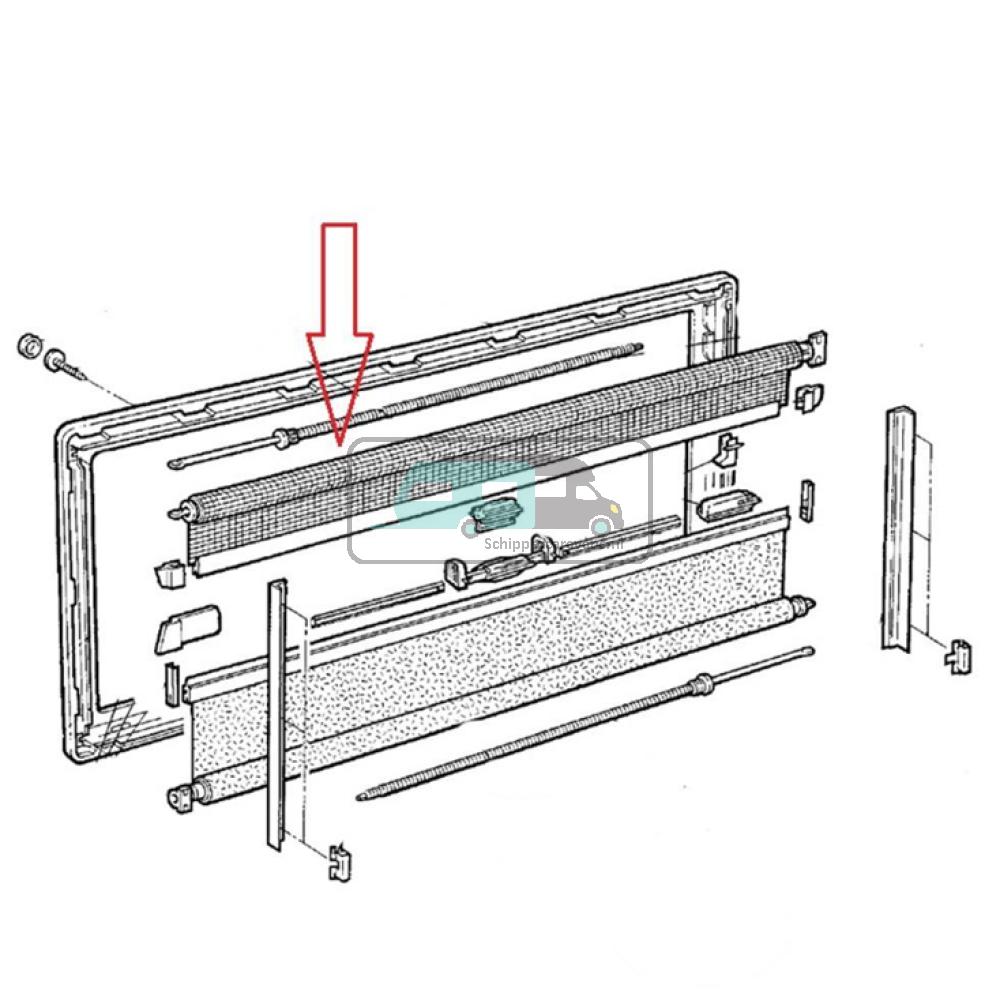 [OCS_A0019655] Dometic S4 Vliegenhor rollo 50 x 60