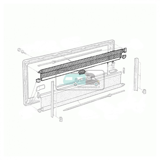 [OCS_1802436] Dometic S3, S4 Vliegenrollo 90x60