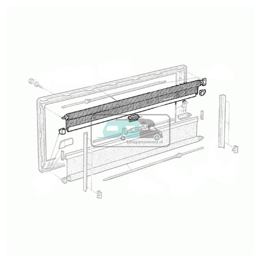 [OCS_A9907462] Dometic S3, S4 Vliegenrollo 145x70