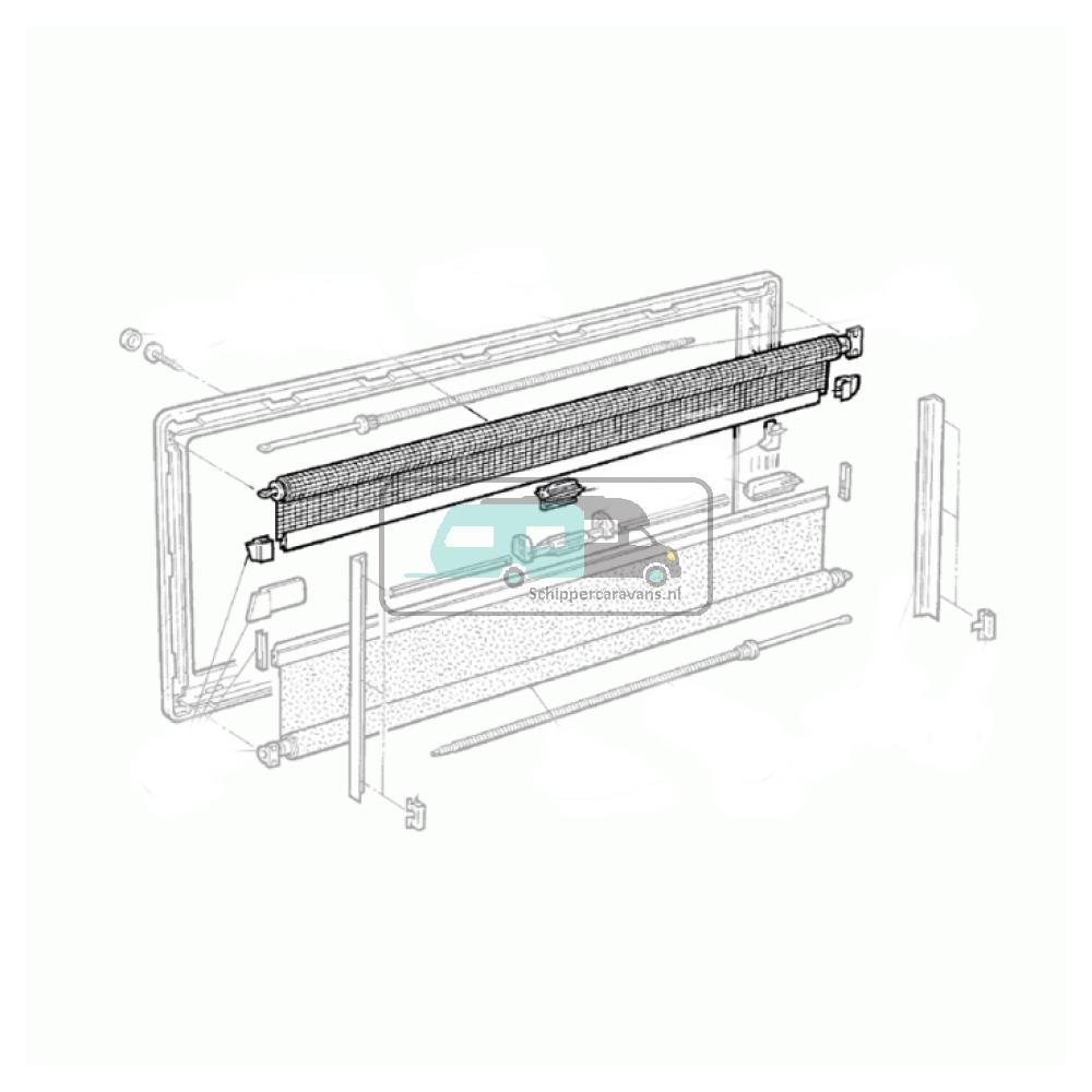 [OCS_A9906851] Dometic S3, S4 Vliegenrollo 60x60