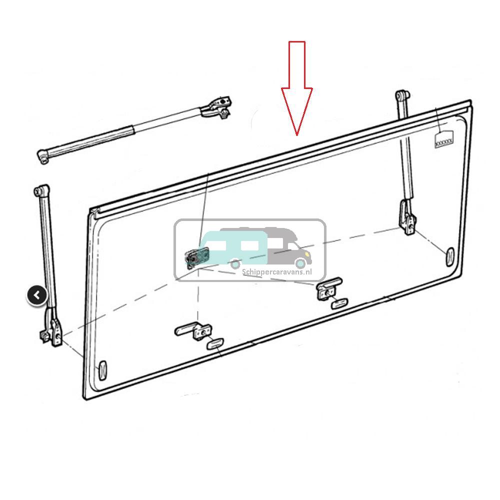 [OCS_A0031055] Dometic S4/S5 Kader zonder Raam 70x45