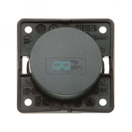 [OCS_1902040B] Berker Aan/Uitschakelaar Flow/Pure Inbouw Antraciet Mat 230V