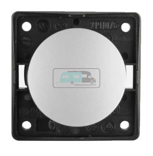 [OCS_1902042B] Berker Aan/Uitschakelaar Flow/Pure Inbouw Chroom Mat 230V