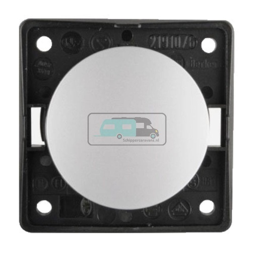 [OCS_A0032311L] Berker Aan/Uitschakelaar Flow/Pure Inbouw Chroom Mat 230V