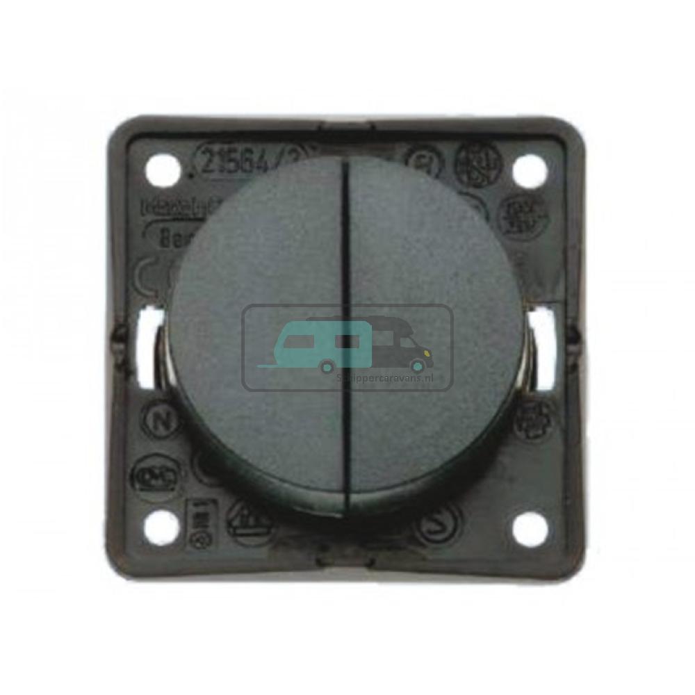 [OCS_A0032315L] Berker Serieschakelaar Flow/Pure Inbouw Antraciet Mat