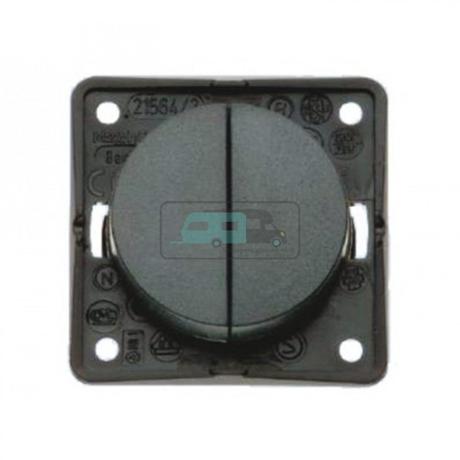 [OCS_1902045B] Berker Serieschakelaar Flow/Pure Inbouw Antraciet Mat