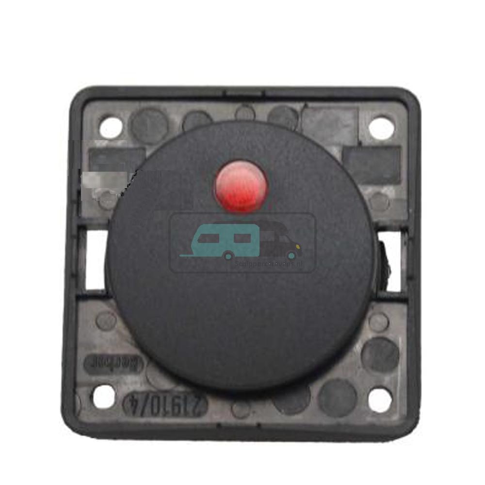 [OCS_A0032327L] Berker Aan/Uitschakelaar Flow/Pure met Lampje Inbouw Antraciet Mat 12V