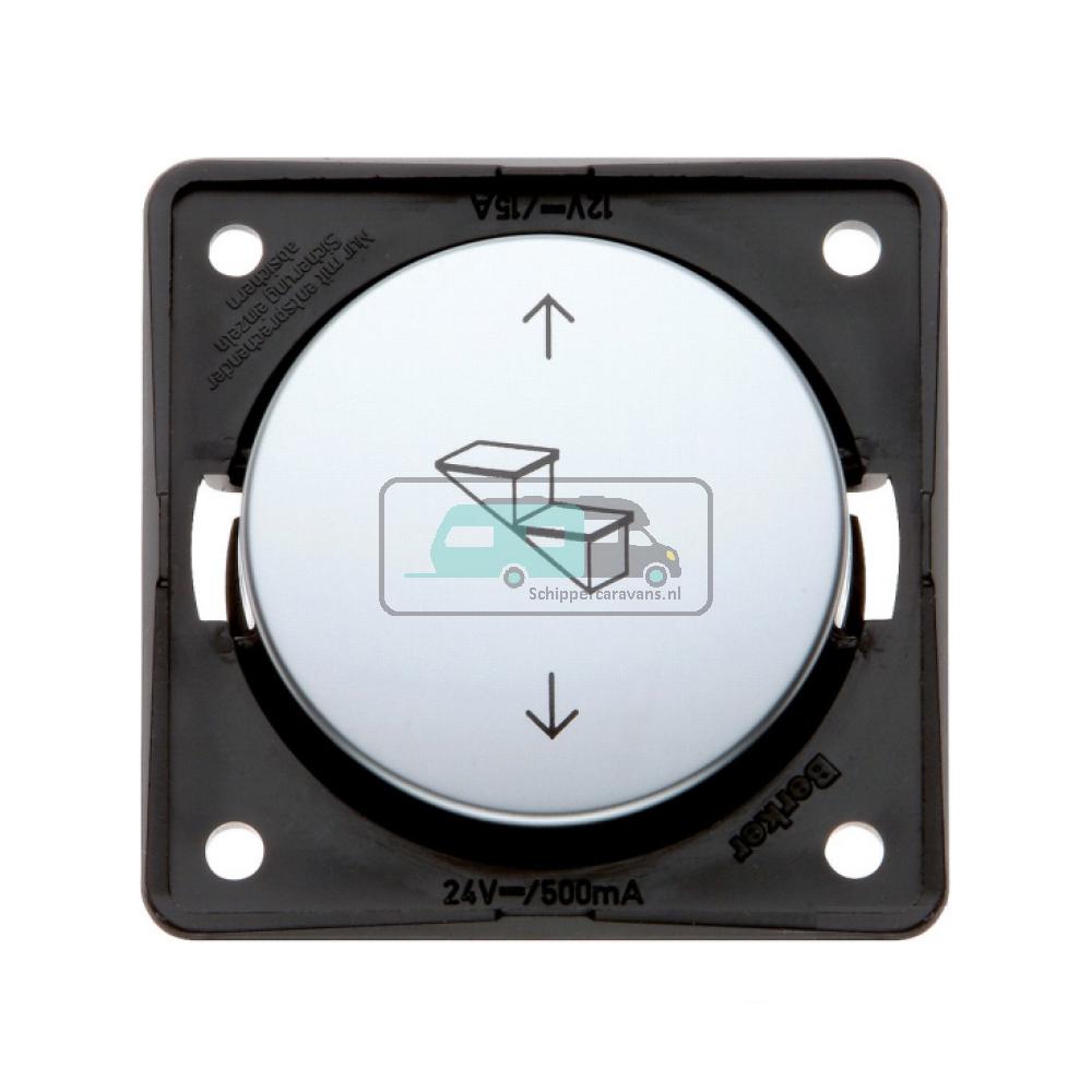 [OCS_A0032326L] Berker Poolomkeerschakelaar Opstap Inbouw Chroom Mat 12/24V