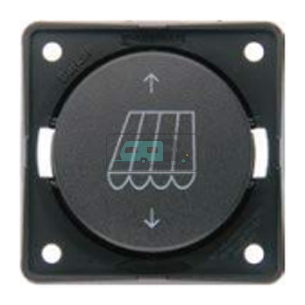 [OCS_A0032325L] Berker Poolomkeerschakelaar Luifel Inbouw Antraciet Mat 12/24V