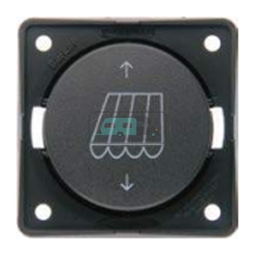 [OCS_A0032325L] Berker Poolomkeerschakelaar Luifel Inbouw Antraciet Mat 12/24V