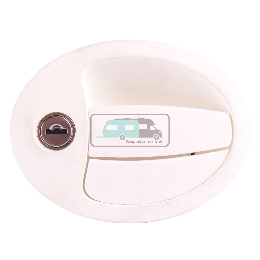 [OCS_A0021360] Deurslot Ovaal Type 5000 Wit