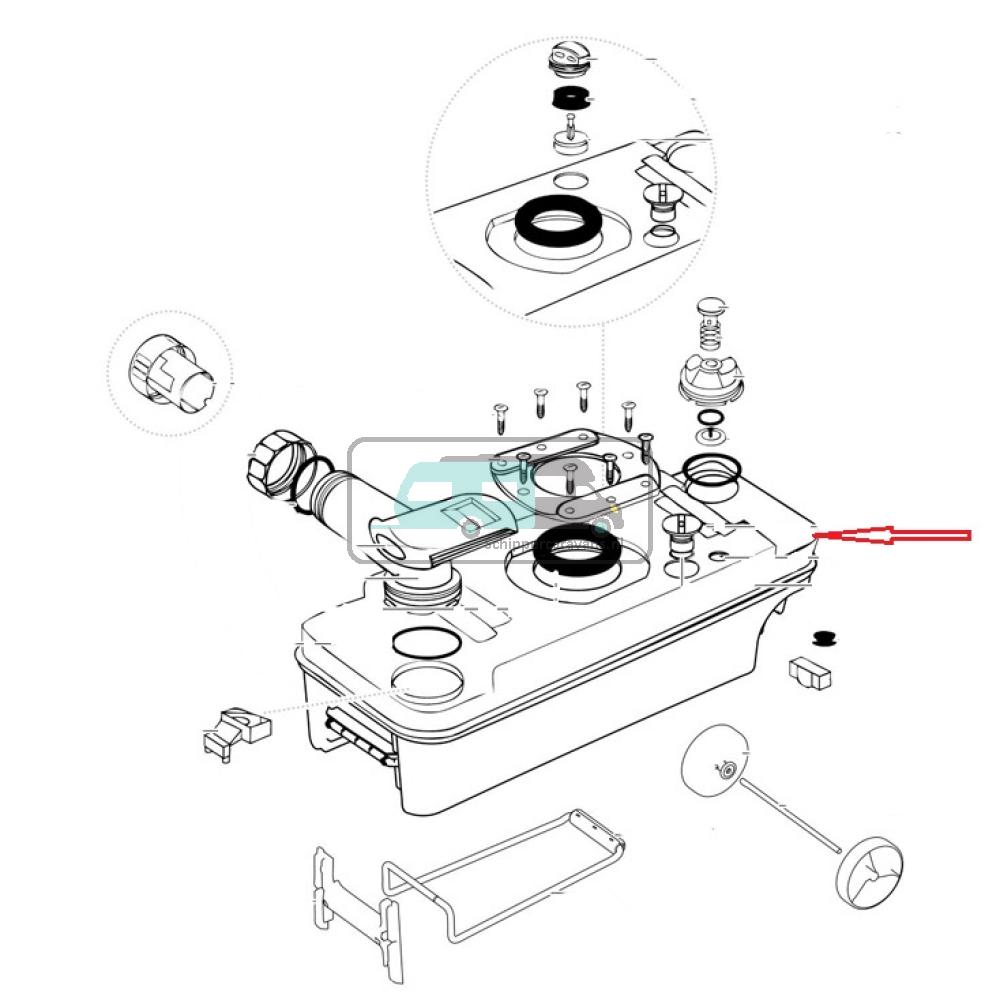 [OCS_A0028354] Bovenkant holdingtank