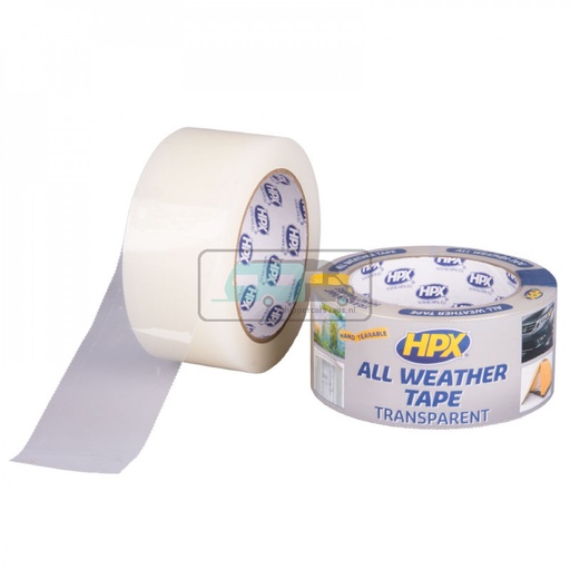 [OCS_2010063] HPX All Weather Tape Transparant 25mtr