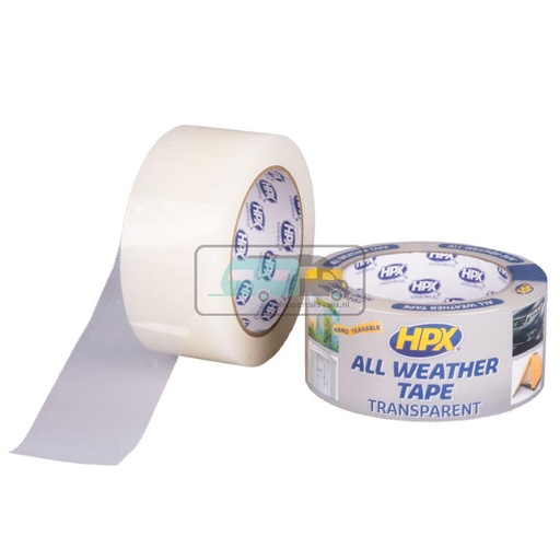 [OCS_A0032795] HPX All Weather Tape Transparant 25mtr