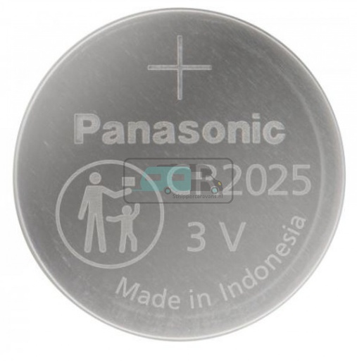 [OCS_2035610] Panasonic Knoopcelbatterij CR-2025 3V
