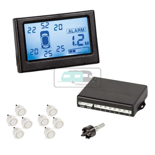 [OCS_2055072] Vechline Achteruitrijsensoren Set 8 12/24V