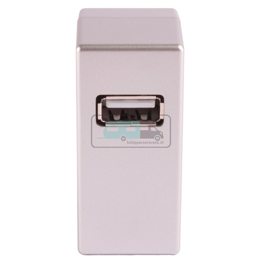 [OCS_2208357B] Dometic USB Lader voor 12V Lichtrail Zilver