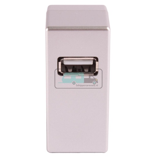[OCS_A0035963L] Dometic USB Lader voor 12V Lichtrail Zilver