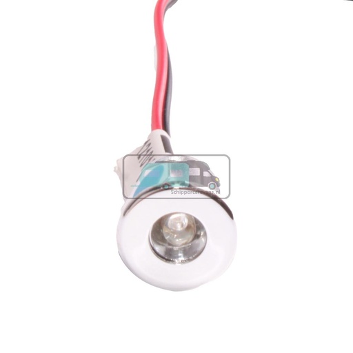 [OCS_A0008088L] Inbouwspot Mini Chroom 18mm Blauw Licht