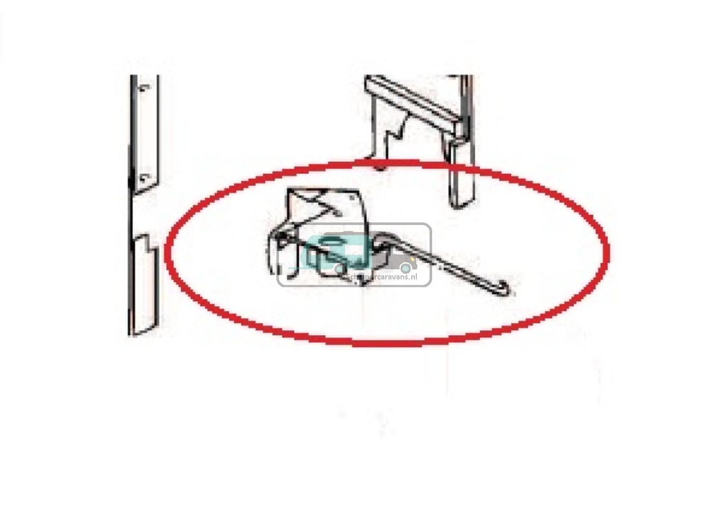 [OCS_A9900430] Bracket outside vent