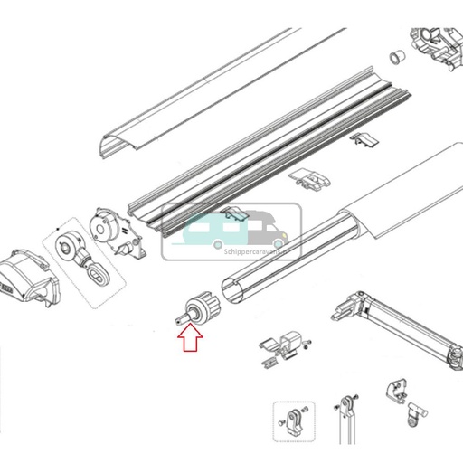 [OCS_2607347] Fiamma F80S Rollertube Links