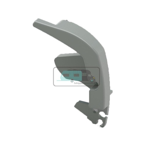 [OCS_A9902913] Fiamma F80S Eindkap Lead Rail Links Titanium