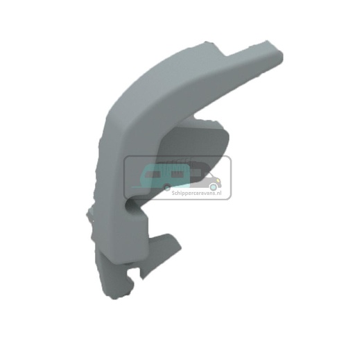 [OCS_2607366] Fiamma F80S Eindkap Lead Rail Rechts Titanium