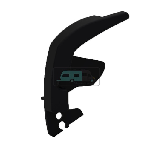 [OCS_2607392] Fiamma F80S Eindkap Lead Rail Rechts Deep Black