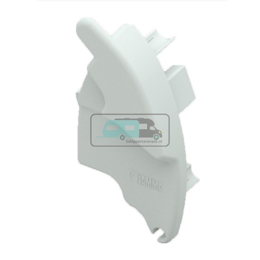 [OCS_A0026951] Fiamma Eindkap Lead Rail Links Polar White F65L 400-490 018