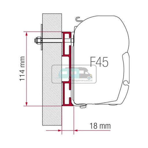 [OCS_2607517] Fiamma Adapter D 120 F45