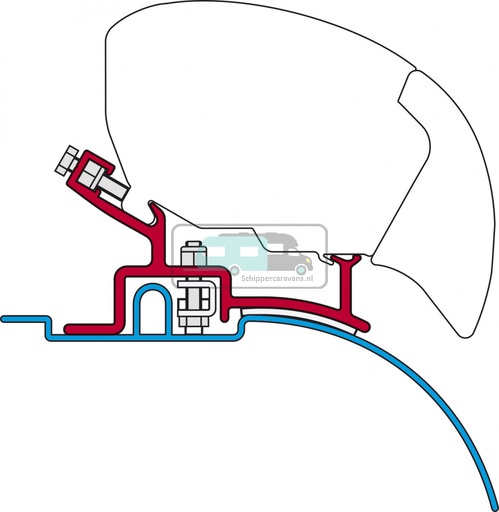 [OCS_2607727] Fiamma Ducato/Jumper/Boxer Kit H2-L2/L3 Hoog Profiel 1994-2006 F65/F80