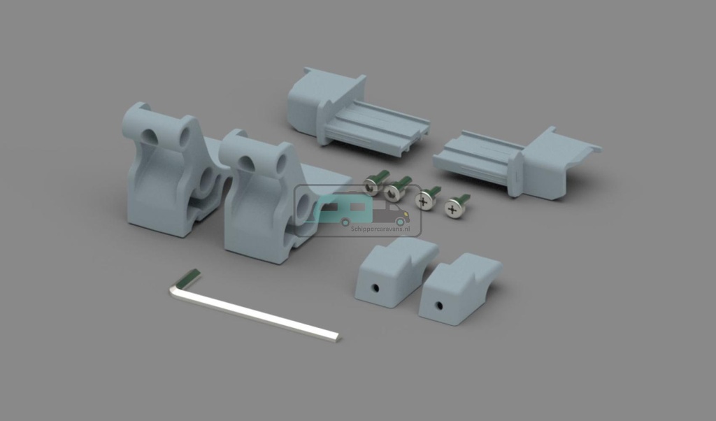 [OCS_A0017254] Fiamma F80 Bevestigingskit Zijwand