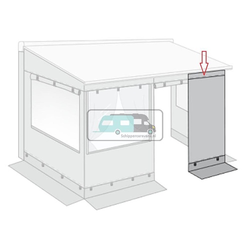 [OCS_A0003416] Fiamma Voorwand Paneel 70 F80S