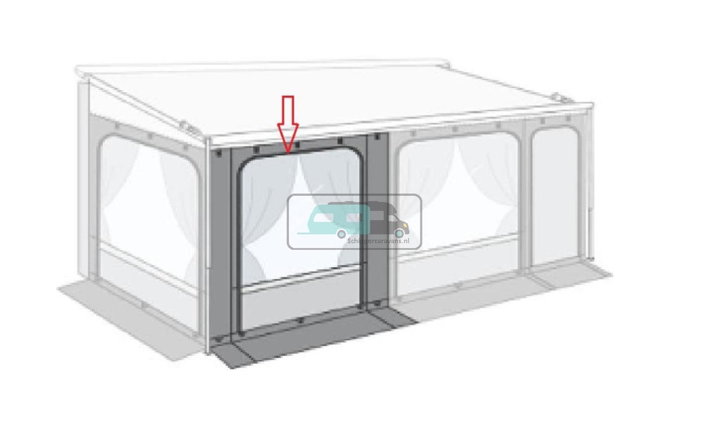 [OCS_A0003423] Fiamma Voorwand Paneel 200 F45/F80L