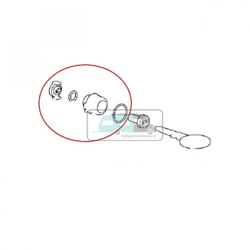 [OCS_2660827] Thetford Serviceluik 3/4/5/6 Cylinderhouder FF2 Zwart-27